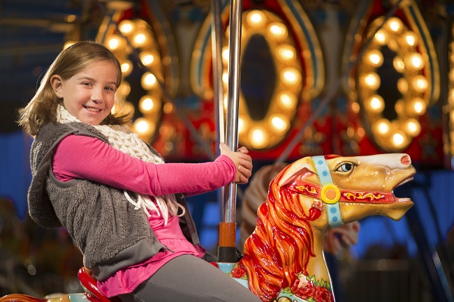 Take a spin on our Christmas Carousel